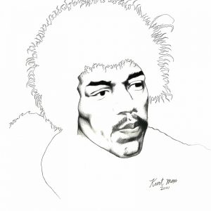 Kurt Max - Rock Portraits - Jimi Hendrix