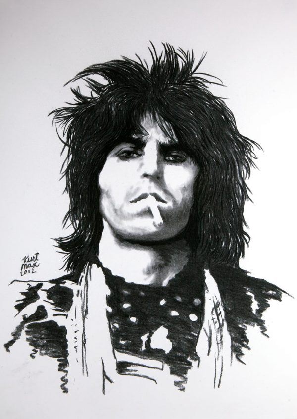 Rock Star Art Prints Original Art by Kurt Max