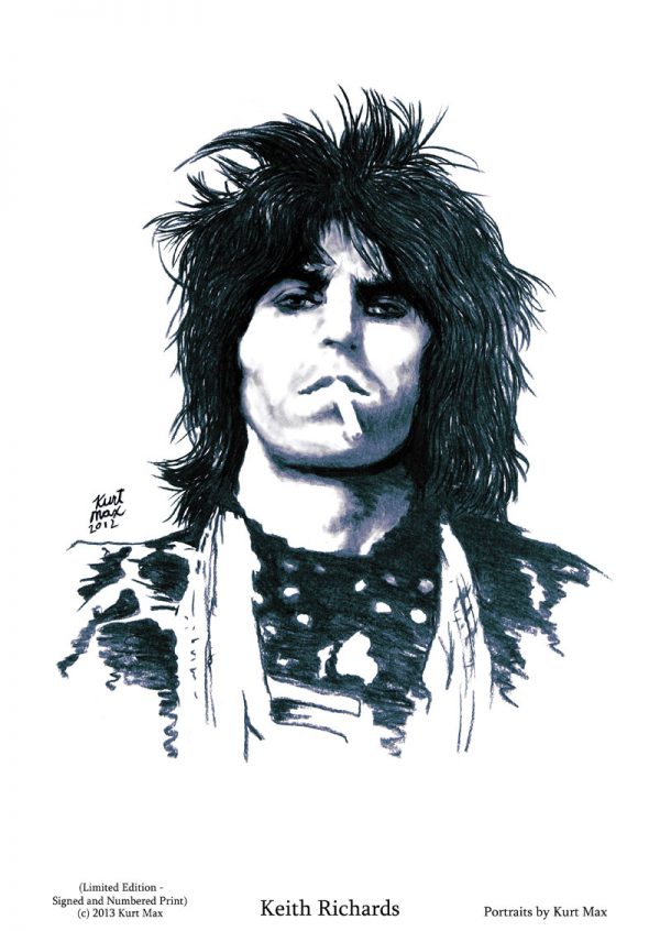 Rock Star Art Print by Kurt Max